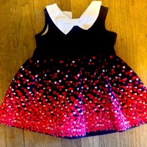 Baby girl Janie and Jack 6-12 heart dress ❤️❤️